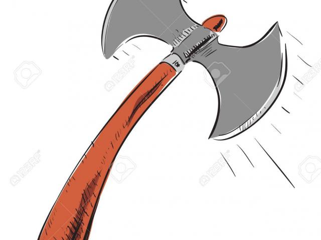 Free download clip art. Axe clipart two