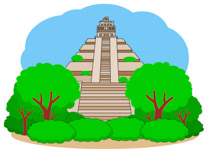 aztec clipart aztec pyramid