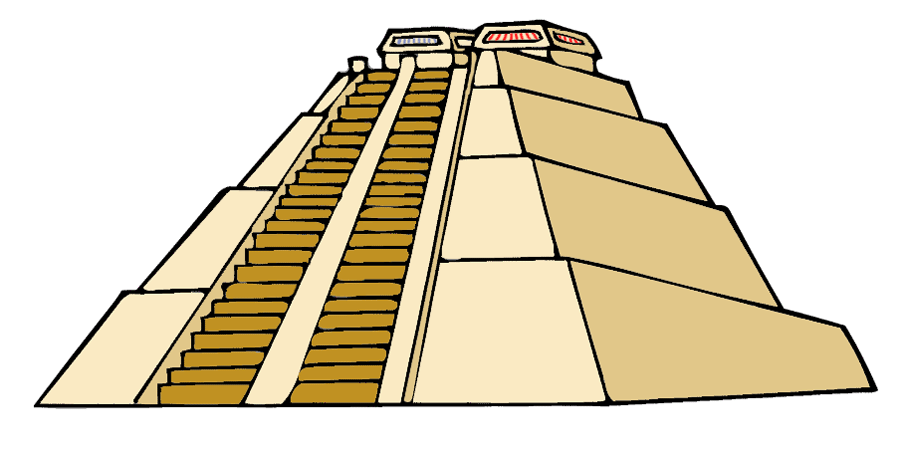 aztec clipart aztec temple