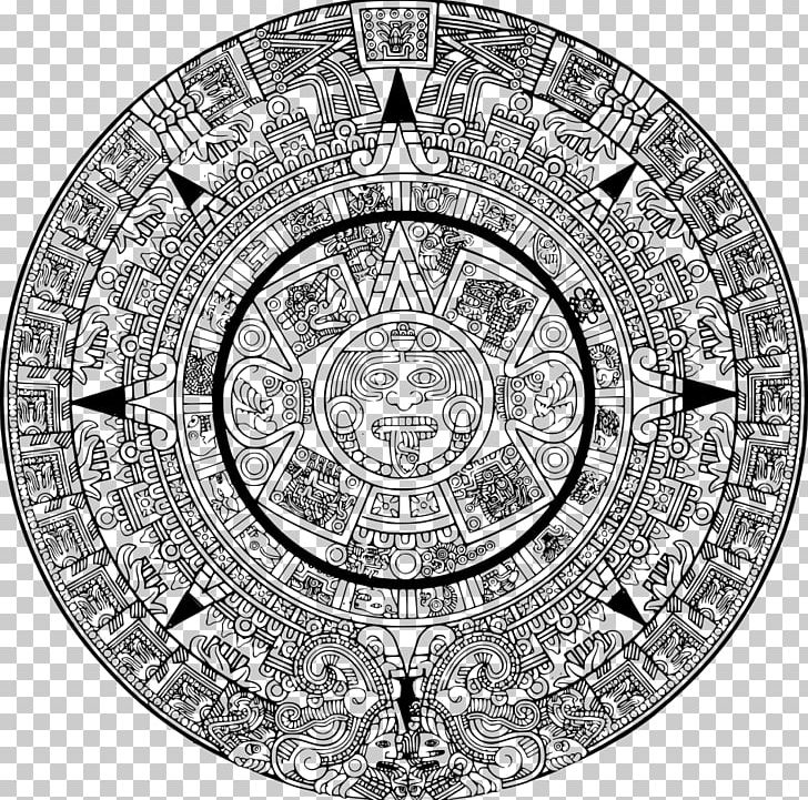 aztec clipart circle