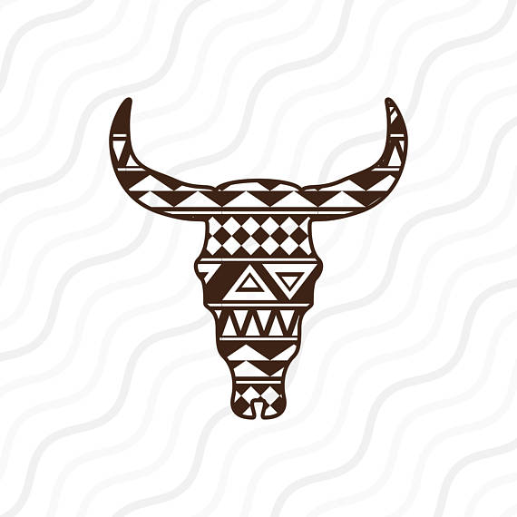 Free Free 112 Aztec Cow Skull Svg Free SVG PNG EPS DXF File