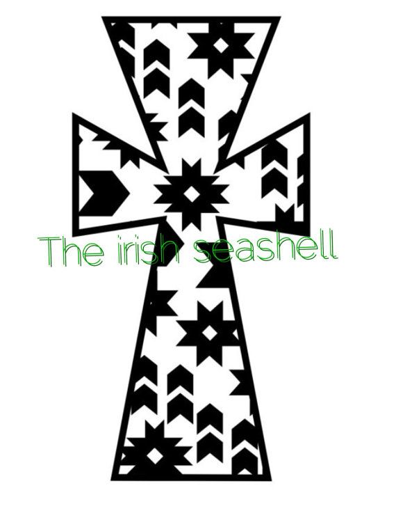 aztec clipart cross