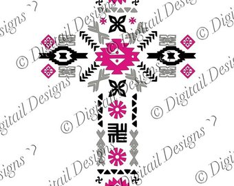 aztec clipart cross