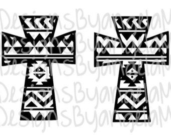Aztec clipart cross. Svg etsy 