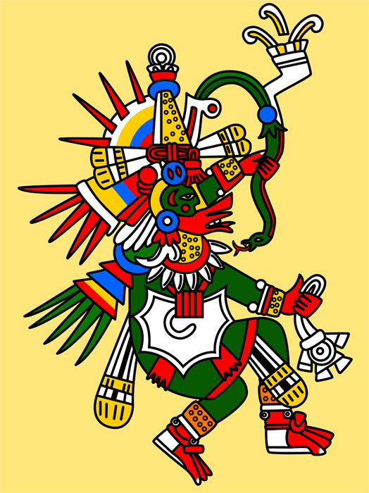 aztec clipart feathered serpent