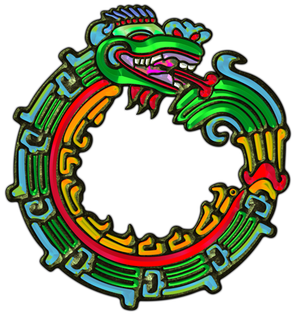 Aztec feathered serpent