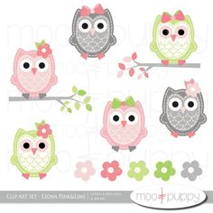 Aztec clipart owl. Digital paper watercolor patterns
