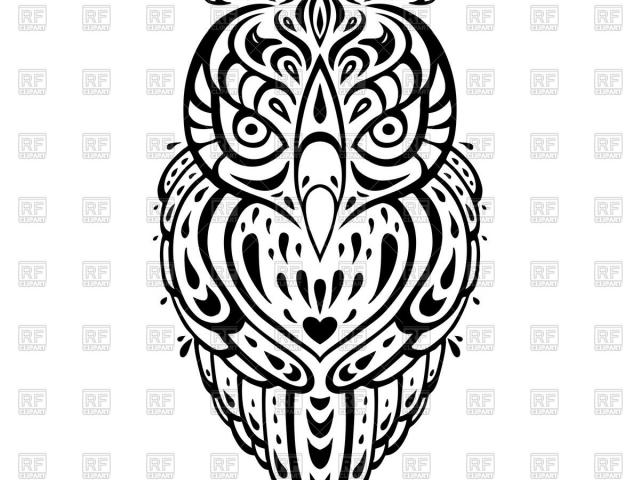 aztec clipart owl