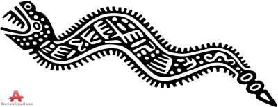 aztec clipart snake