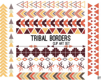 aztec clipart tribal print
