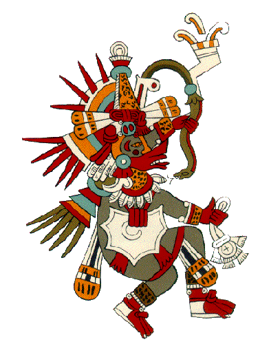 Gods and goddesses . Earthquake clipart aztec