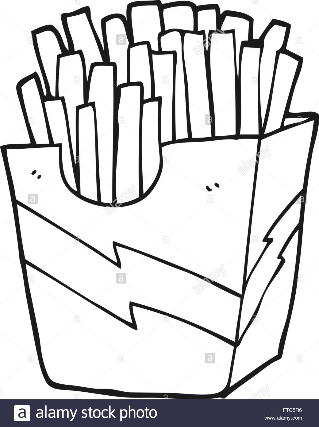 fries clipart coloring