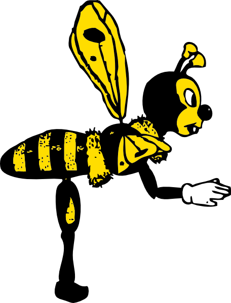 b clipart bee