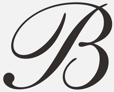 B Monogram Letter B Monogram Frame Svg SVG File - New Free Elegant Script Fonts for Designers