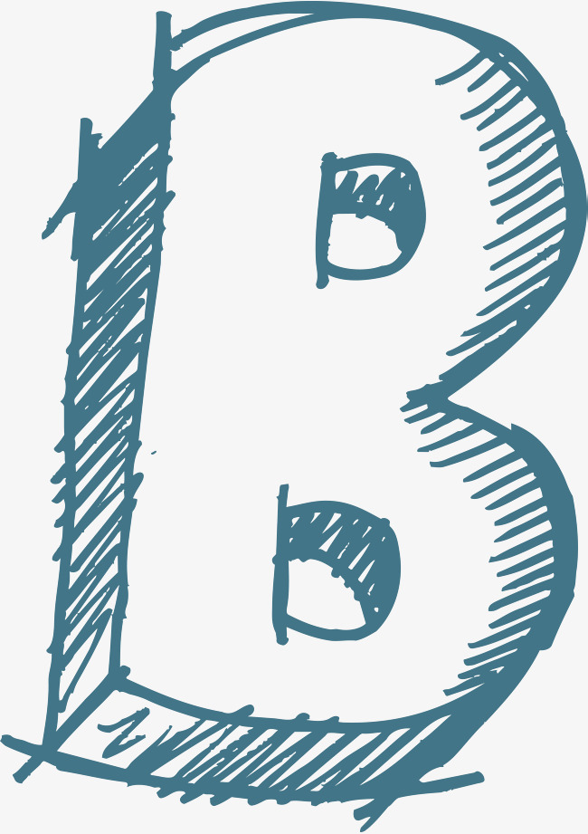 b clipart english letter