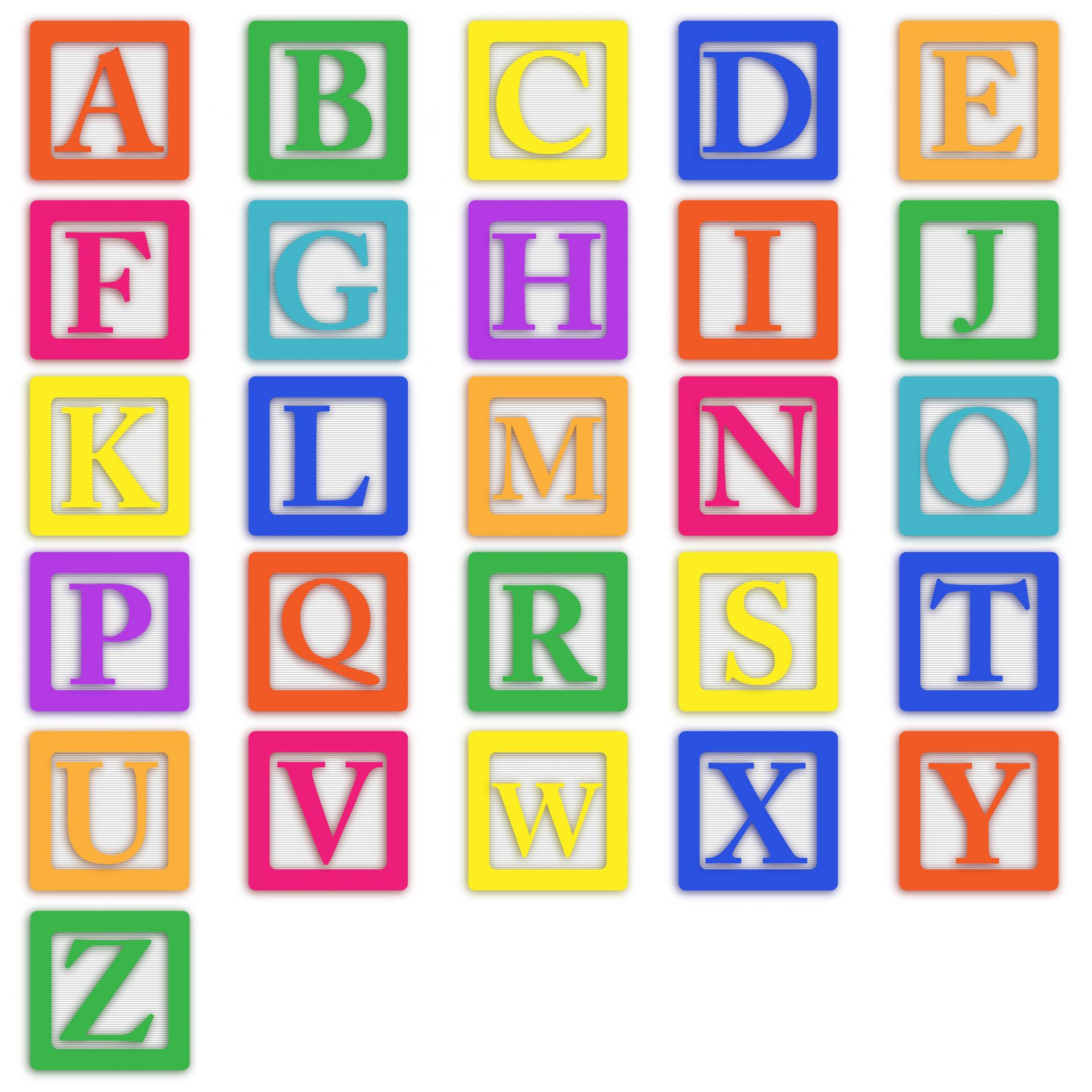 b clipart letter blocks
