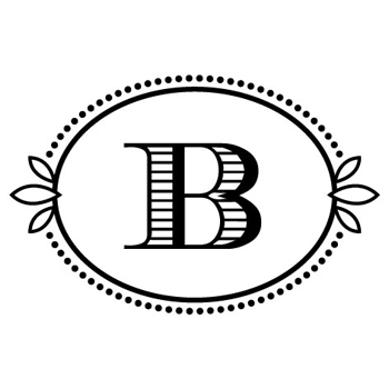b clipart monogram