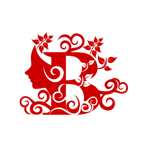 b clipart red