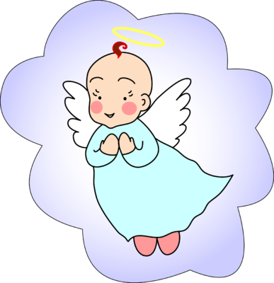 babies clipart angel