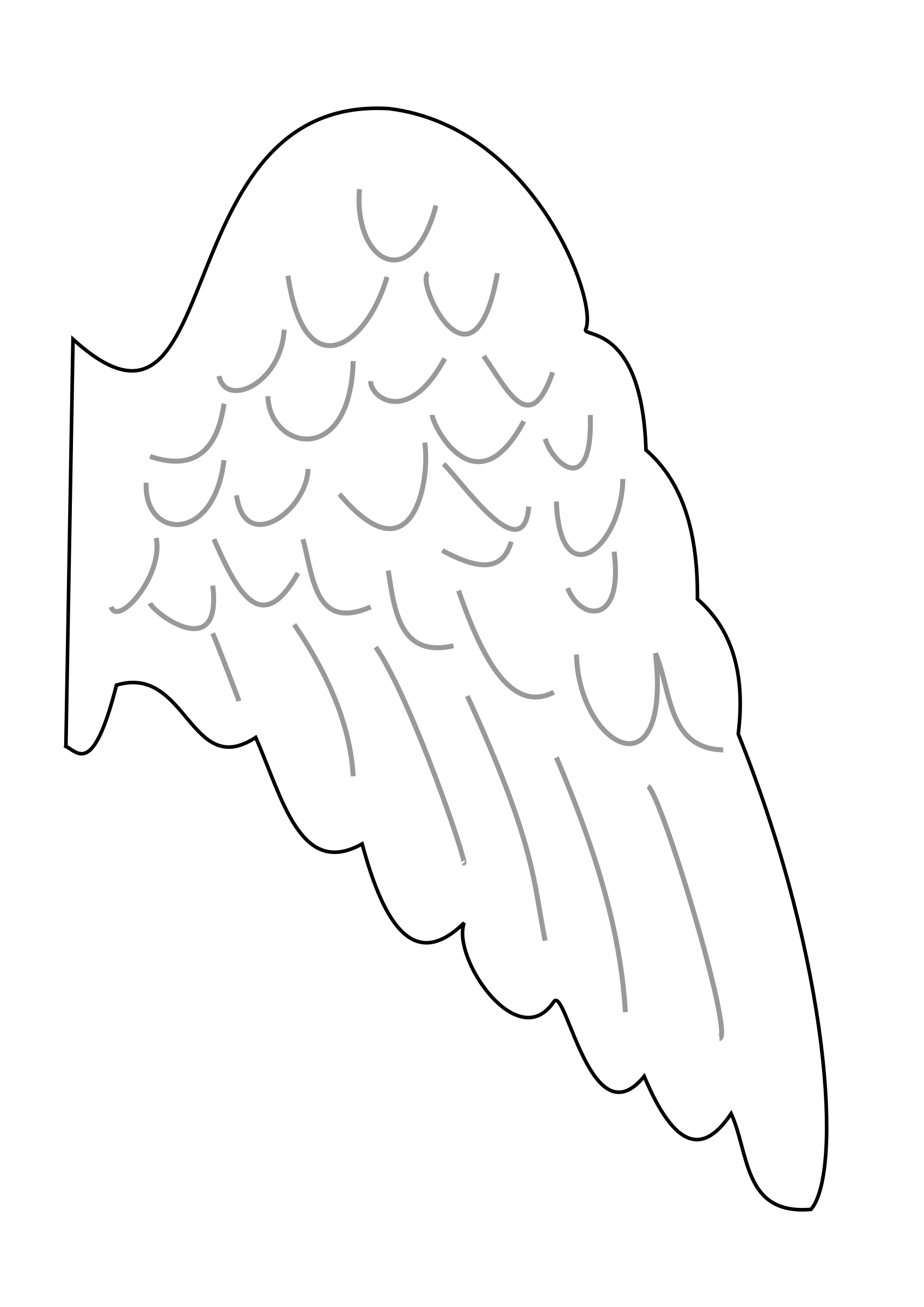 babies clipart angel wing