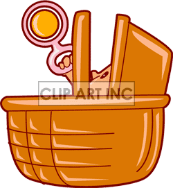 Babies clipart basket. Cliparts baby