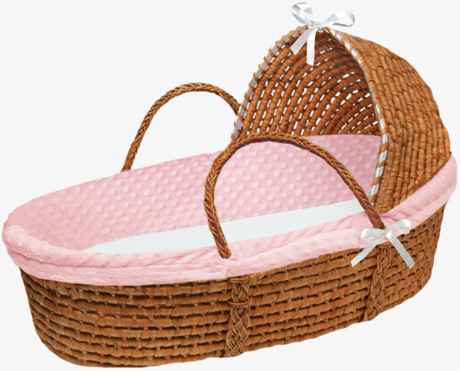 Baby lovely real png. Babies clipart basket