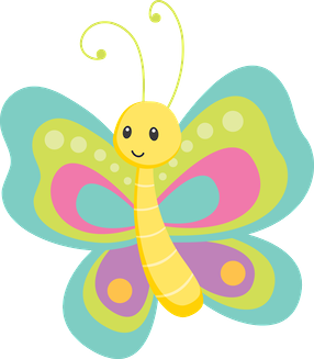 babies clipart butterfly