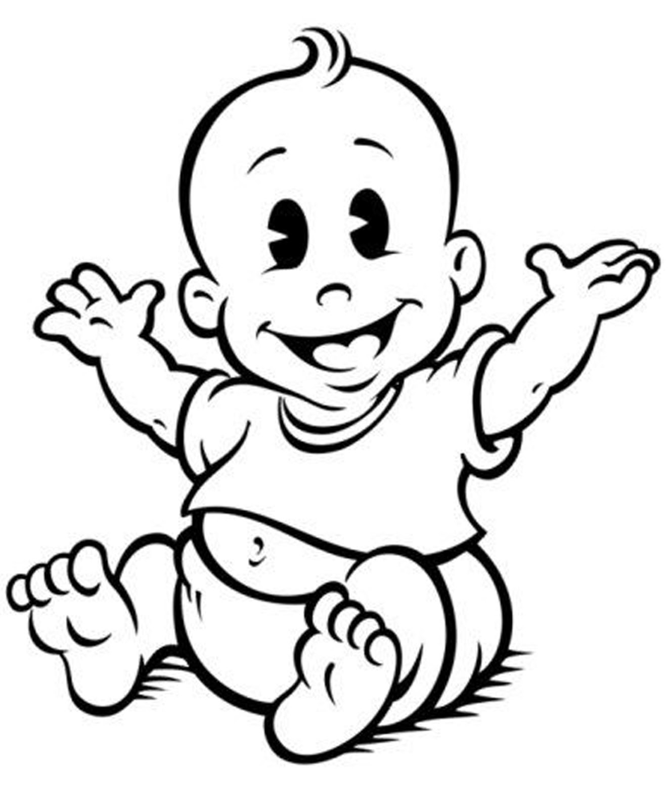 Its shower clip art. Baby clipart line drawing