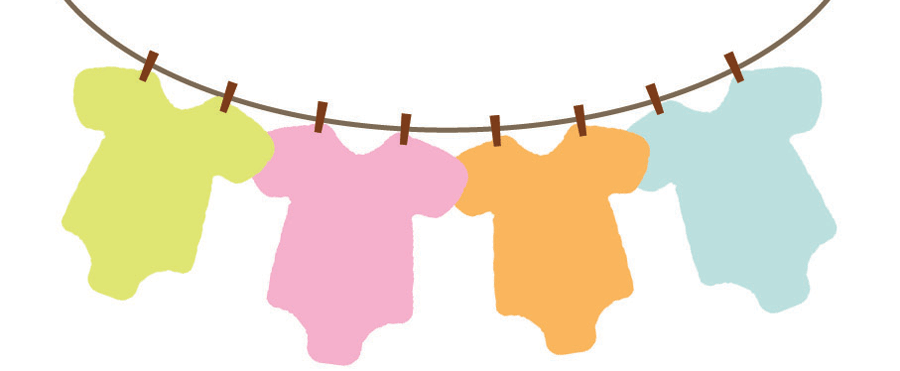 onesie clipart clothesline