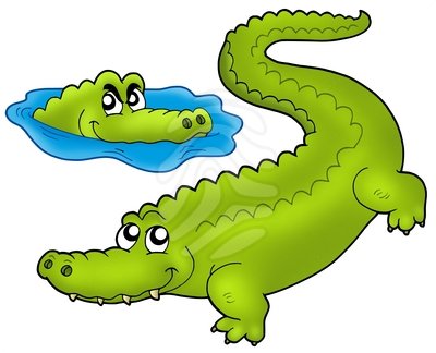 crocodile clipart animated