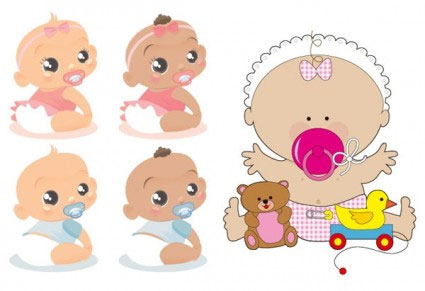 Baby free . Babies clipart cute