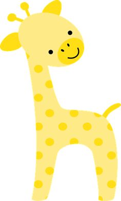 clipart giraffe yellow
