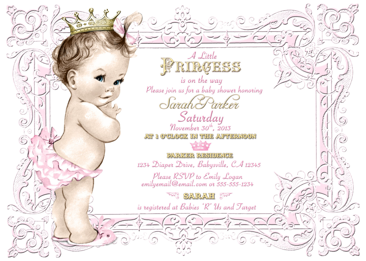 babies clipart princess