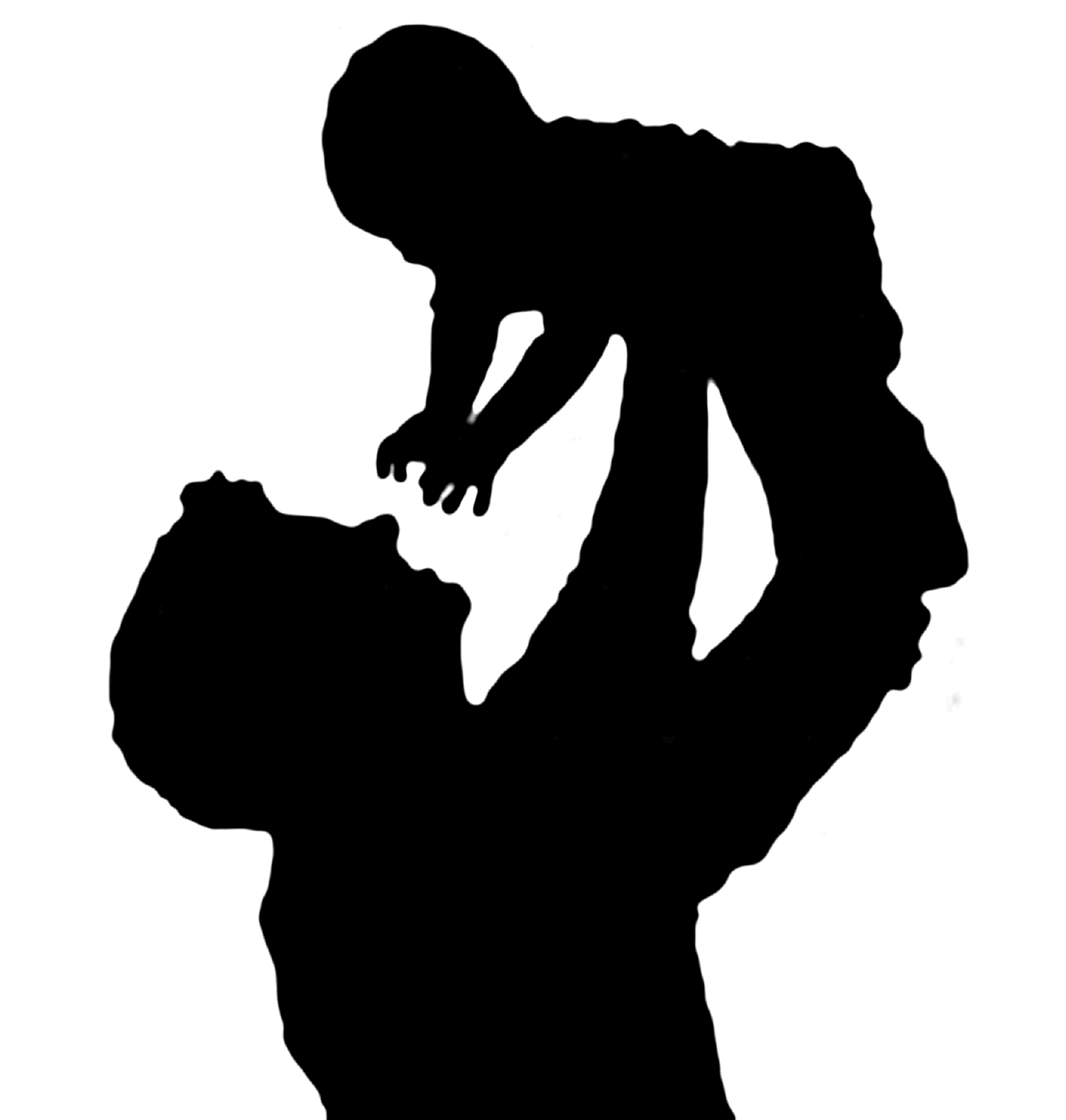 babies clipart silhouette