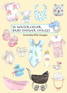 Babies clipart watercolor. Scrapbooking naissance biberon imprimer