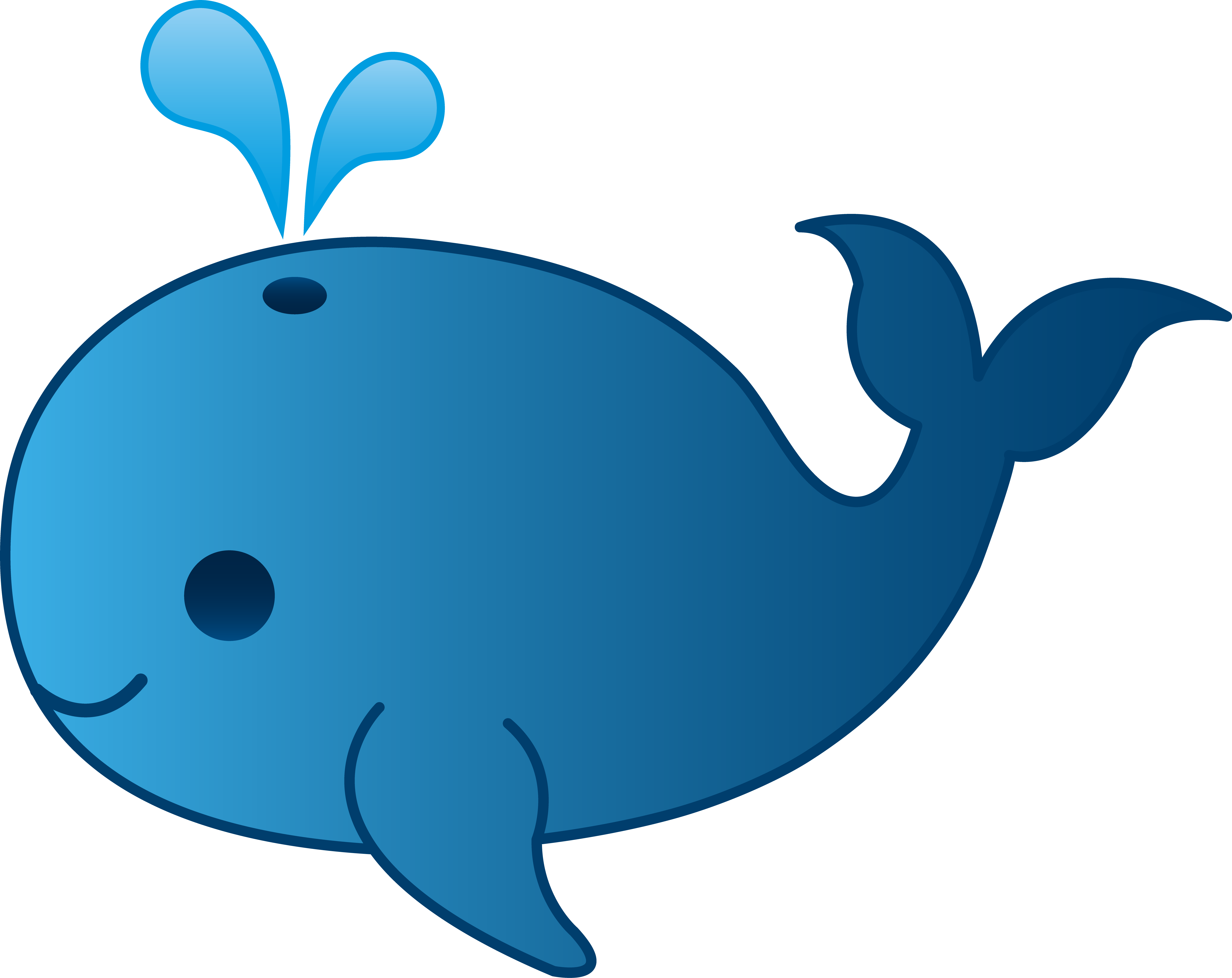 Clipart bed blue. Cartoon whale clipartfest pinterest