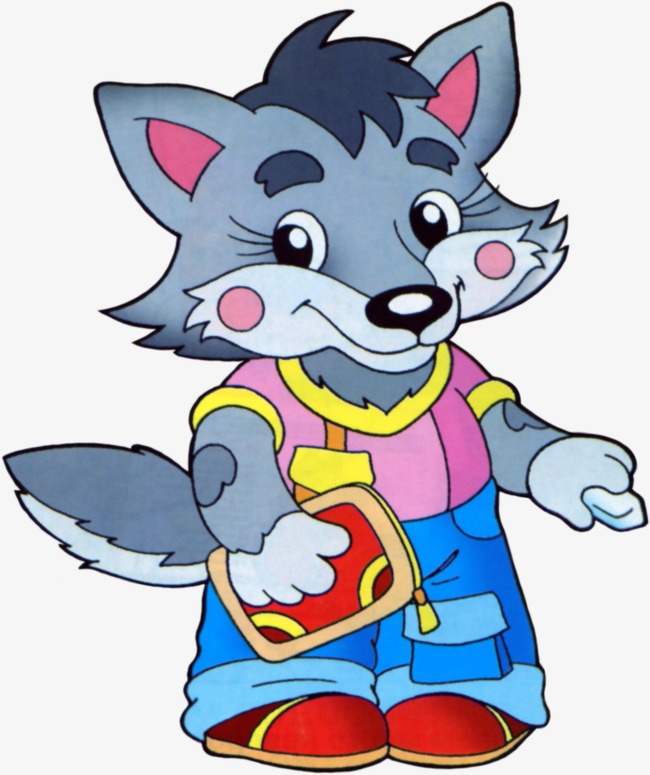 babies clipart wolf
