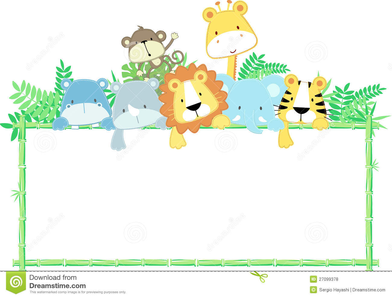 Worldartsme com images animal. Baby clipart border