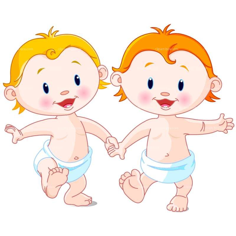 Baby clipart cute. Babies royalty free vector