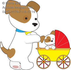 Clip art illustration of. Baby clipart cute