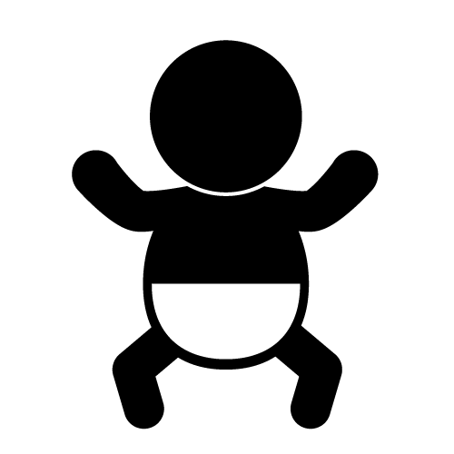 Baby clipart icon. Free download clip art