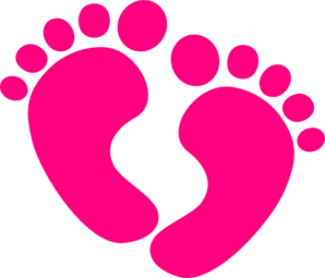 Baby clipart logo. Free clip art feet