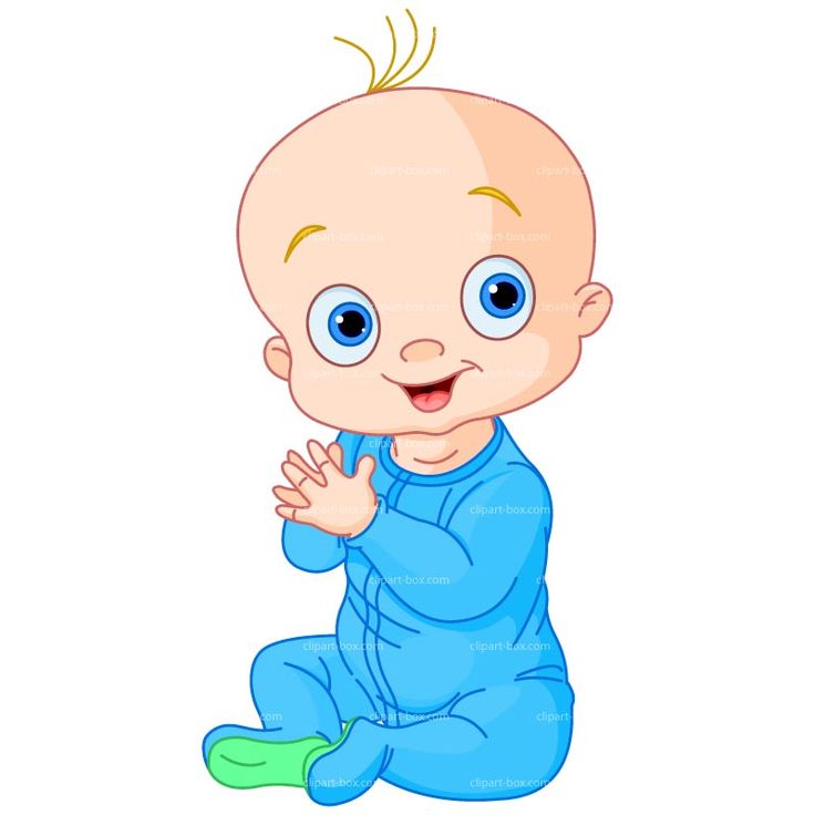 Young clipart smiley baby. Boy free clip art