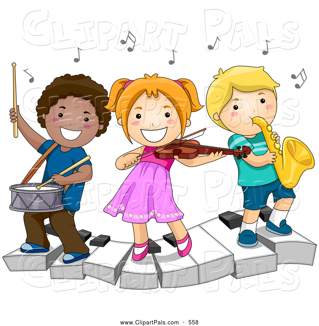 musical clipart children's