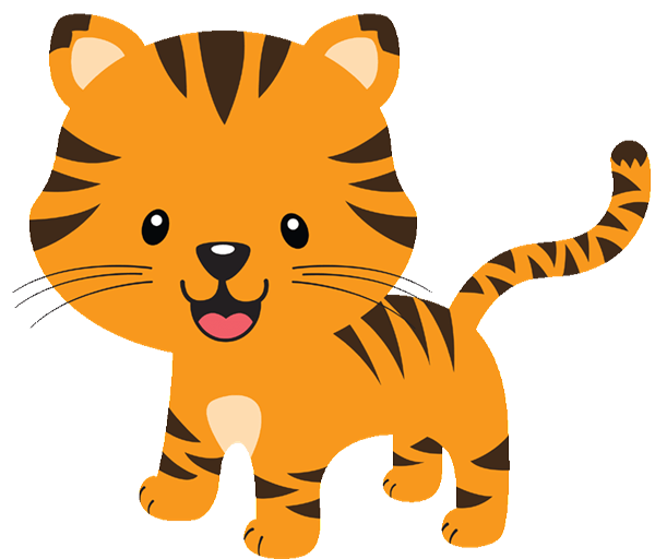 Clipart happy tiger. Baby images illustrations photos