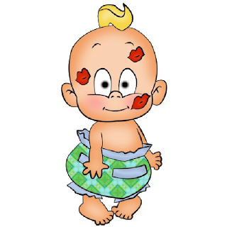 Funny images cartoon clip. Baby clipart valentine