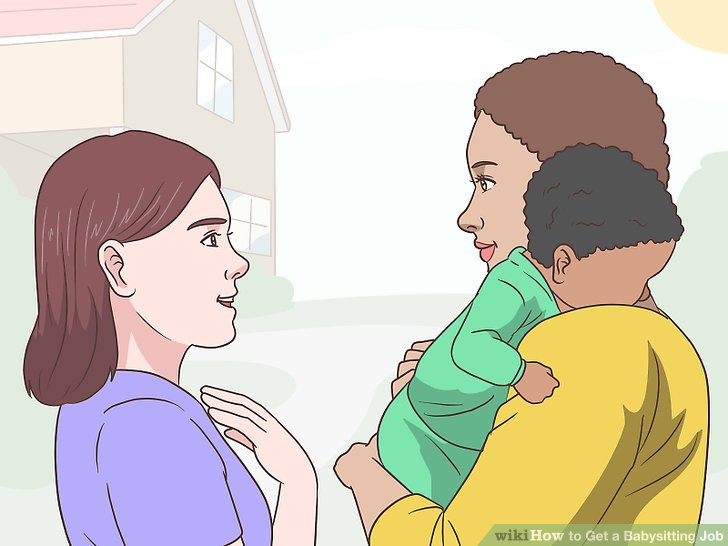 How to get a. Babysitting clipart job