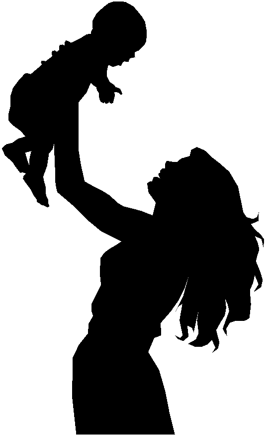 Babysitting clipart silhouette. Free babysitter cliparts download