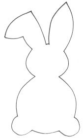 Back clipart bunny. Template rather than worry