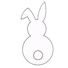 Back clipart bunny. Easter template google search